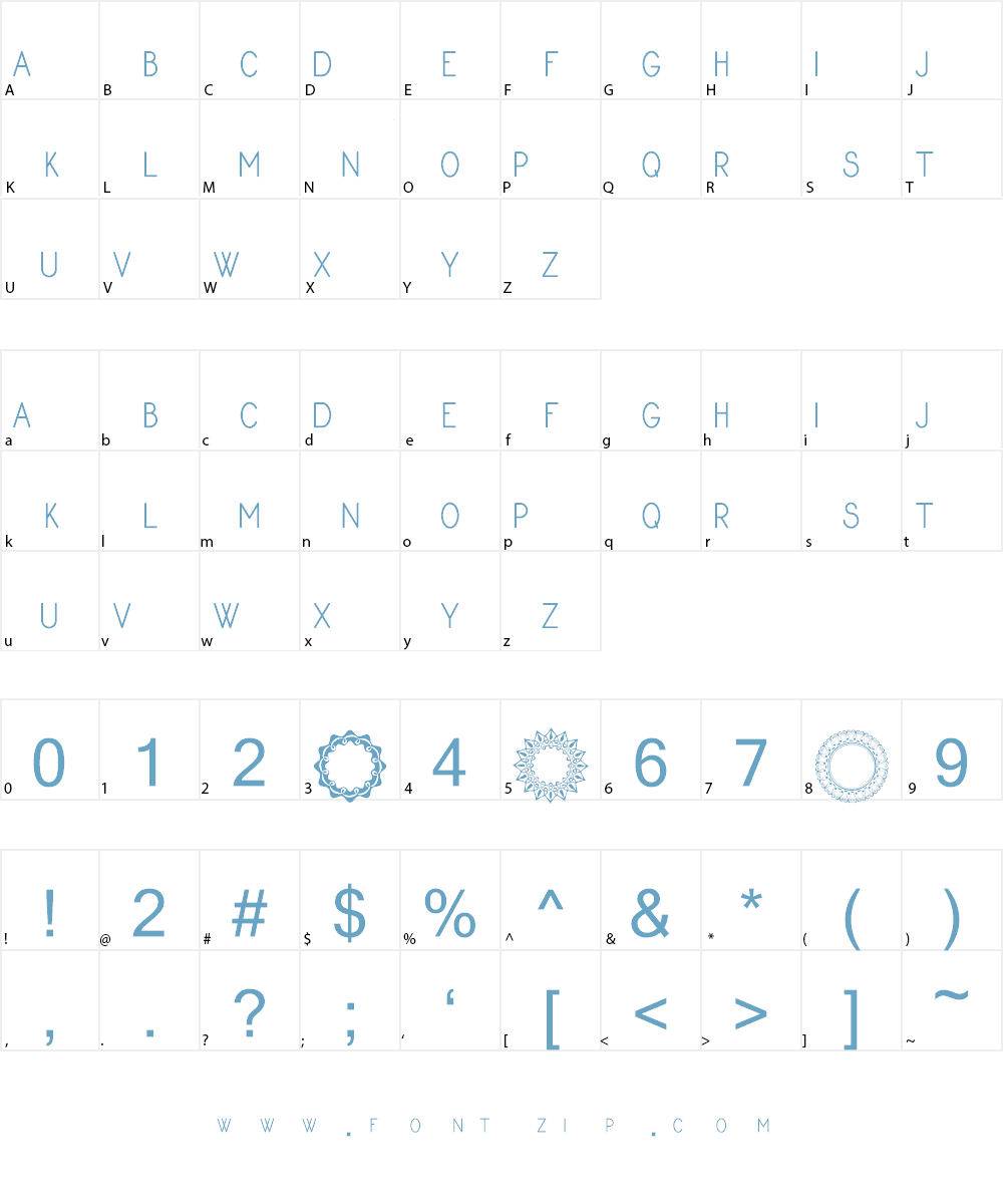 Monogram Framer Font Character